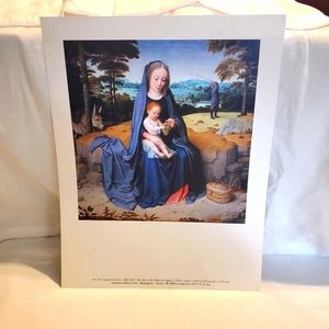 VTG Print Poster 11"x14" "Rest on the Flightinto Egypt" EC